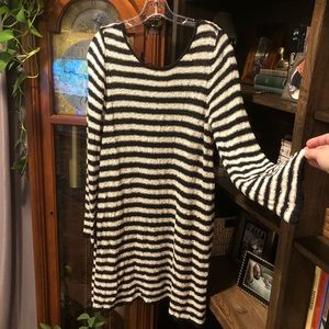 A-line sweater dress